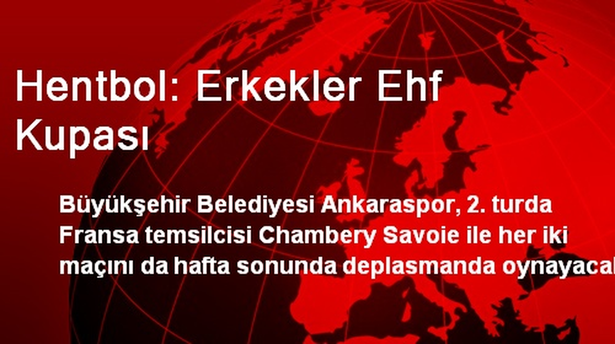 Hentbol: Erkekler Ehf Kupası