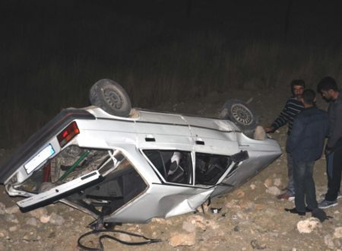 Otomobil Takla Attı: 5 Yaralı