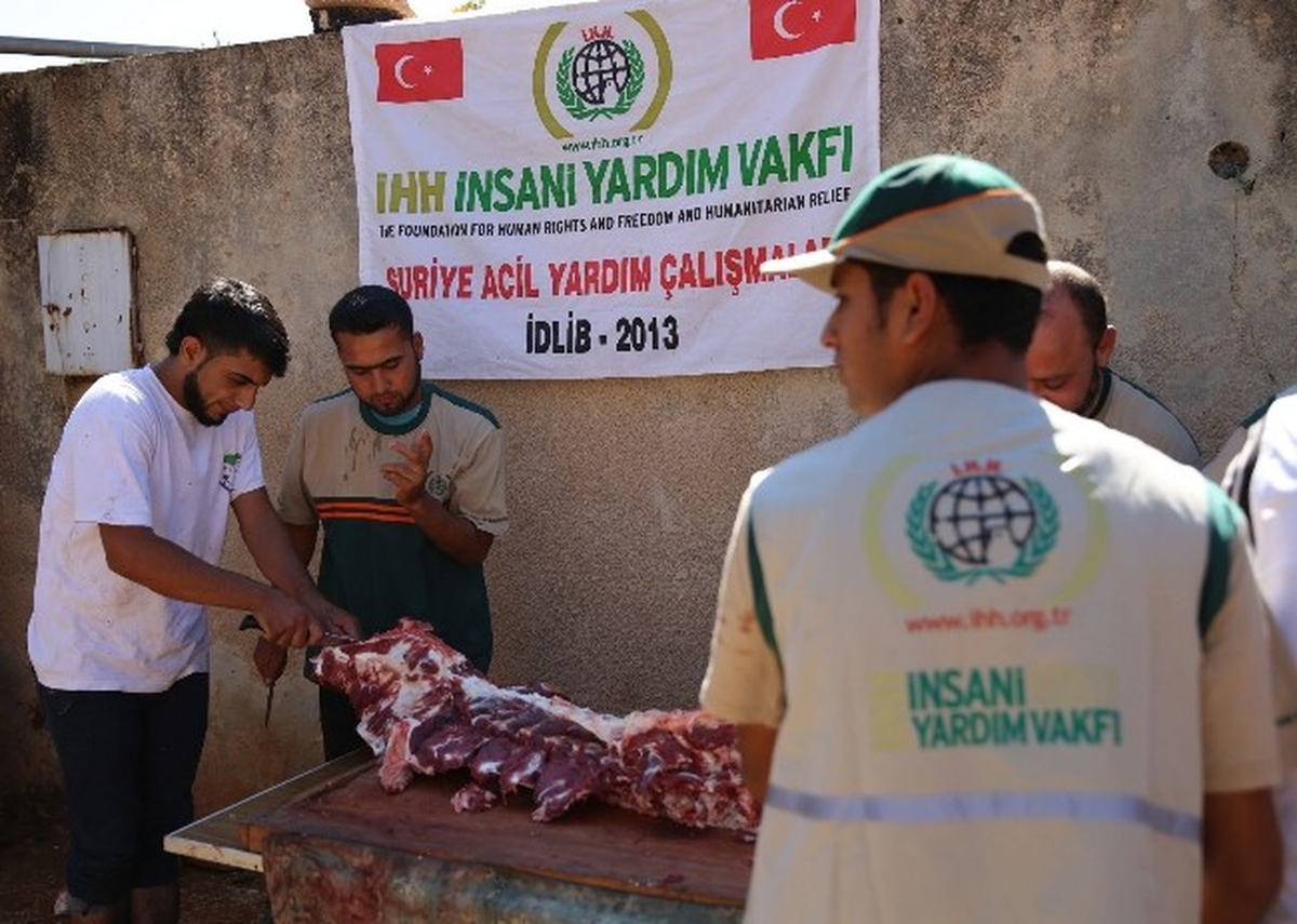 Suriyeli Ailelere Kurban Eti Yardımı