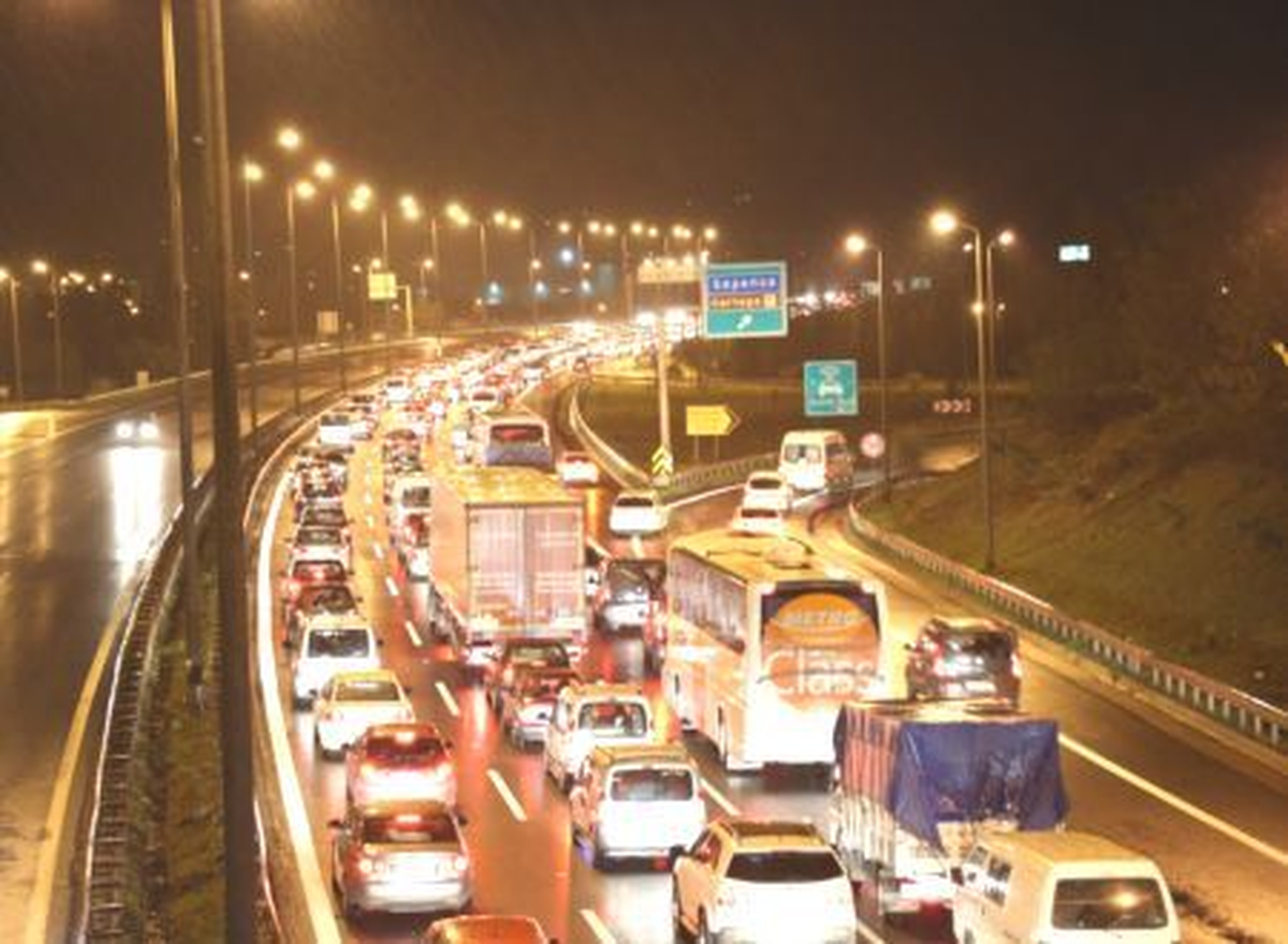 Tatilciler Dönüş Yolunda