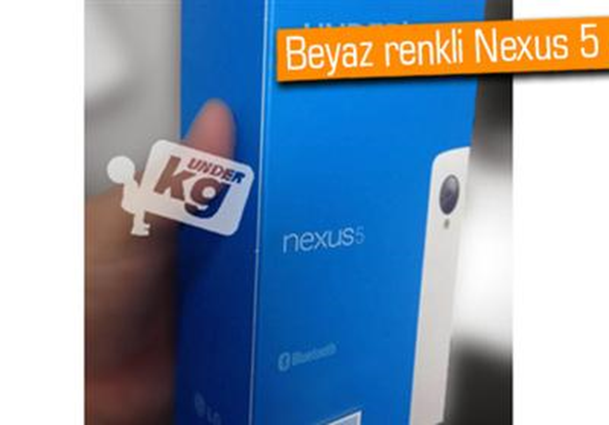 Beyaz Nexus 5\'in Kutusu Ortaya Çıktı