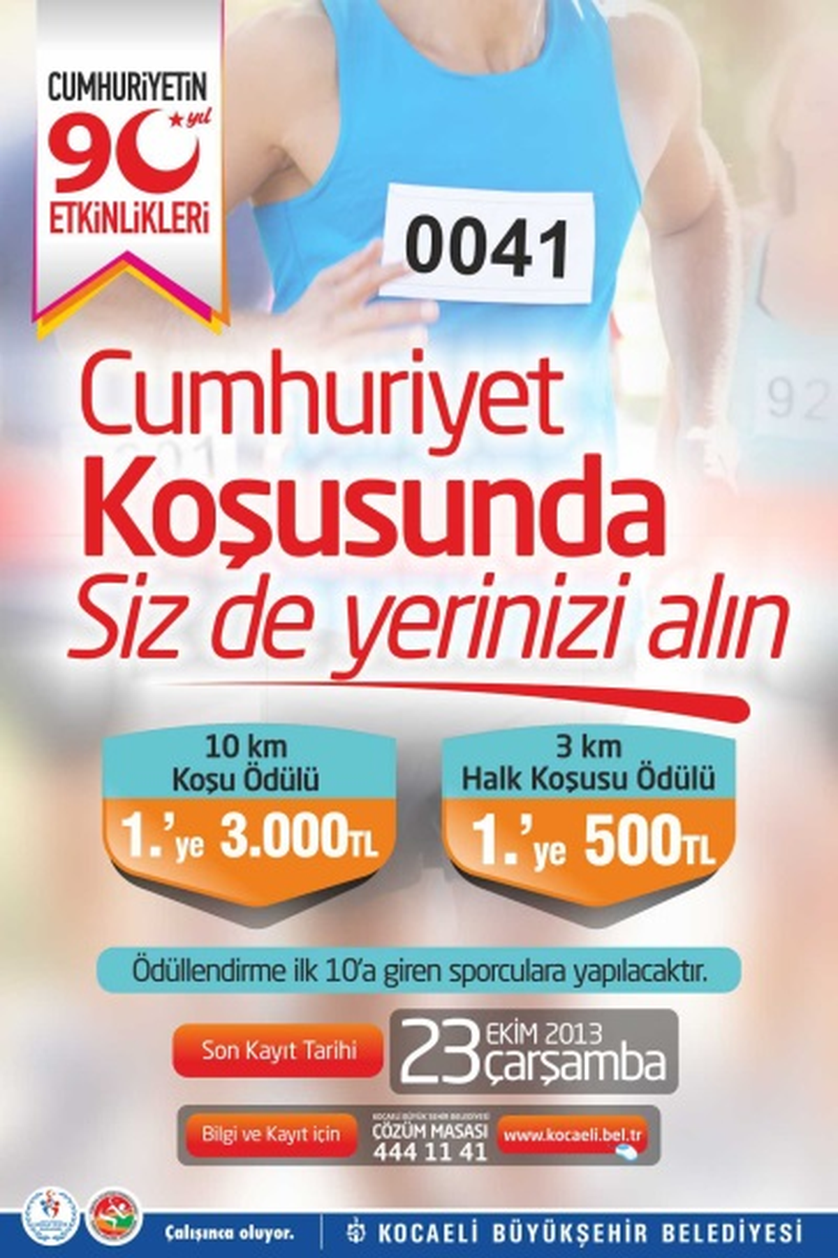 Büyükşehir Cumhuriyet Koşusu\'na Rekor Başvuru