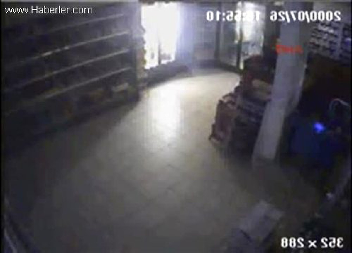 Kar Maskeli Hırsızlar Güvenlik Kamerasına Yakalandı