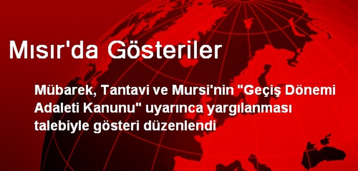 Mısır\'da Gösteriler