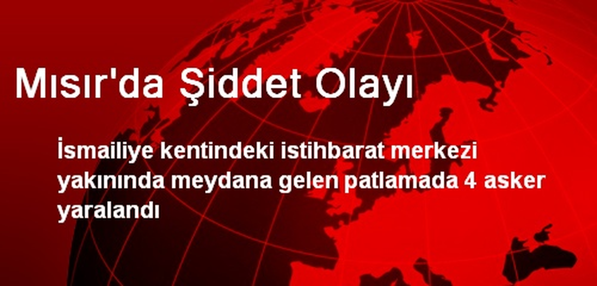 Mısır\'da Şiddet Olayı