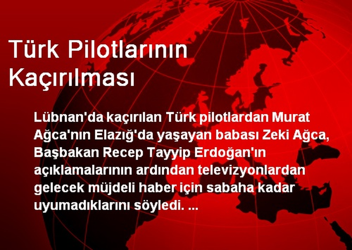 Türk Pilotlarının Kaçırılması