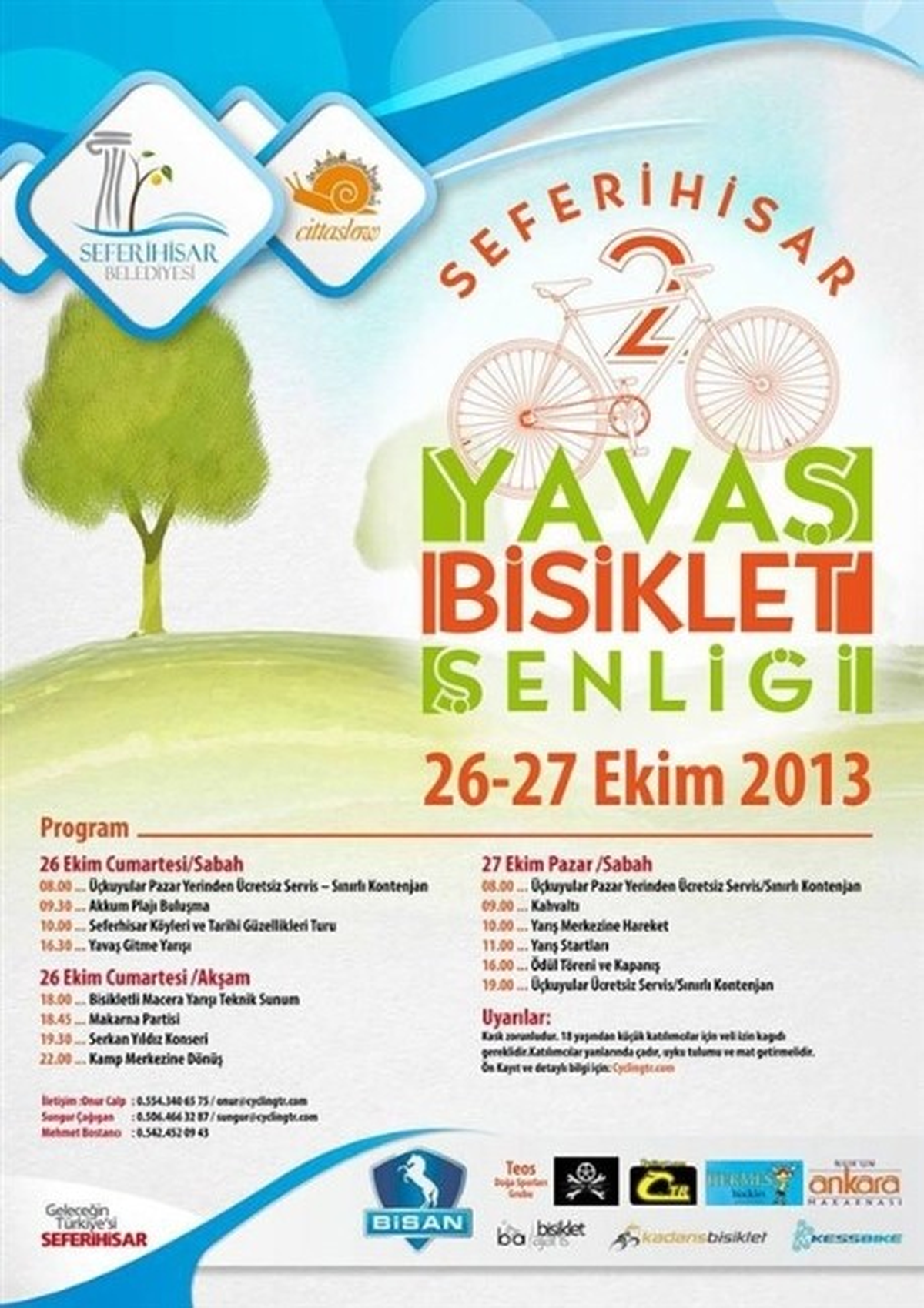 2. Seferihisar Yavaş Bisiklet Şenliği Başlıyor!?