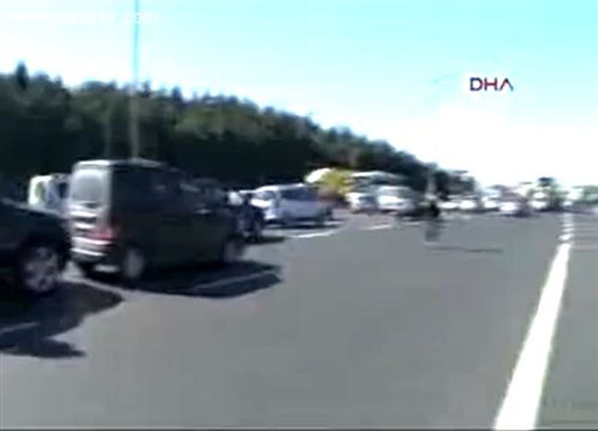 Bayram Dönüşü Çamlıca Gişelerde Trafik Denetlemesi