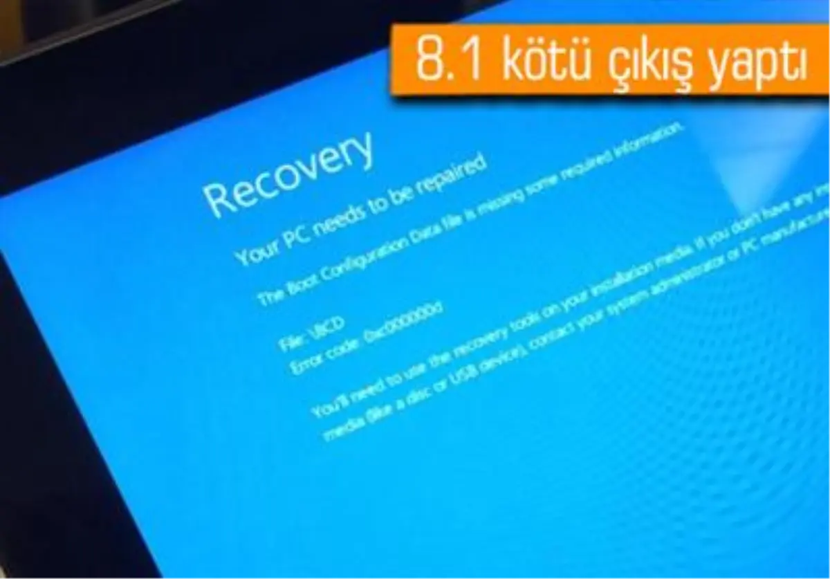 Microsoft, Windows 8.1 Güncellemesini Geri Çekti!