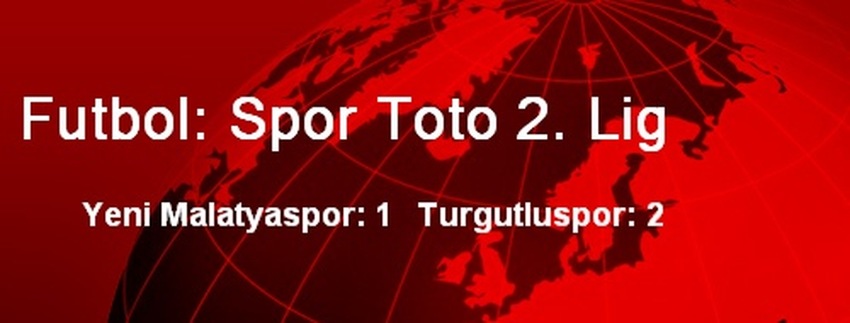 Futbol: Spor Toto 2. Lig