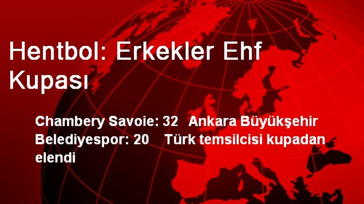 Hentbol: Erkekler Ehf Kupası