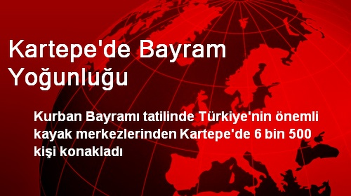 Kartepe\'de Bayram Yoğunluğu