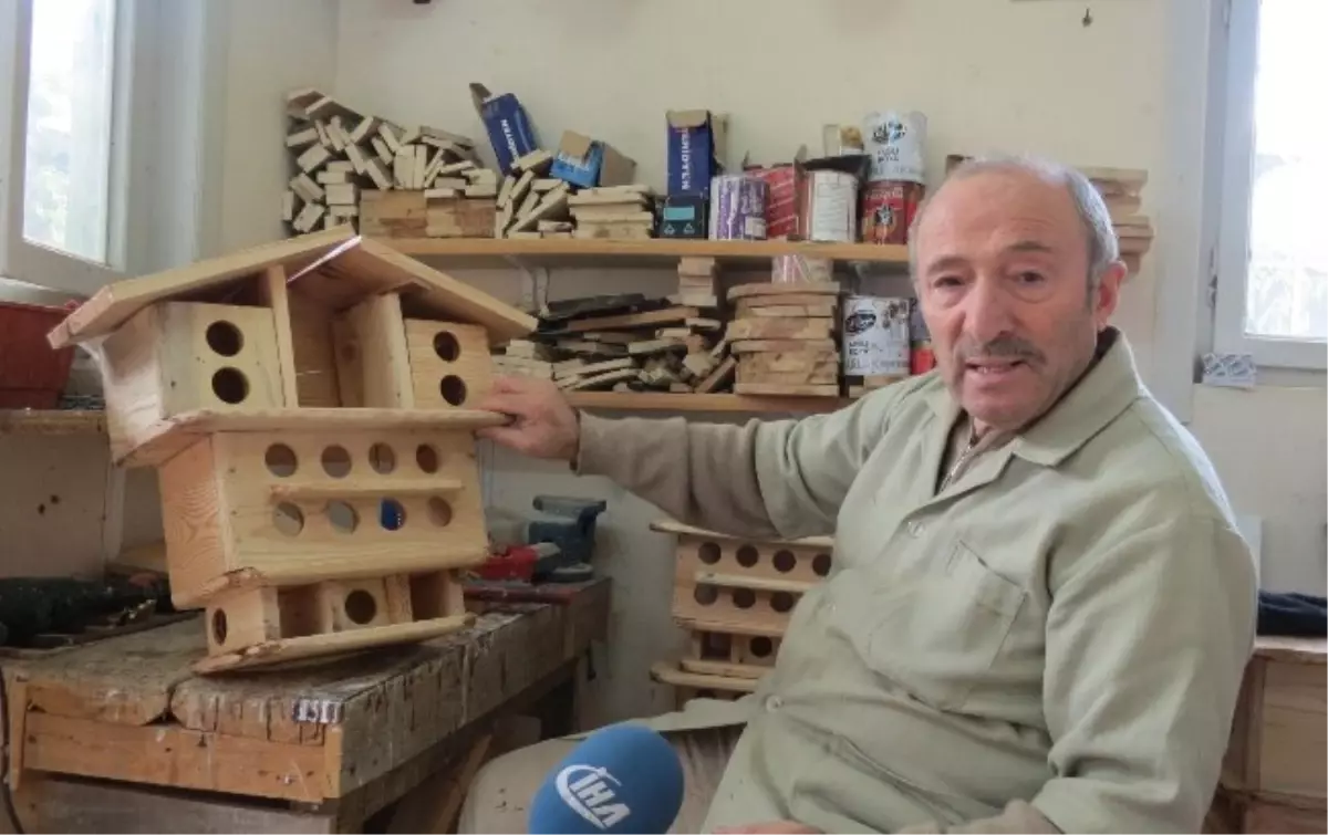 (Özel Haber) Çankaya Köşküne 90 Tane Kuş Yuvası Yaptı