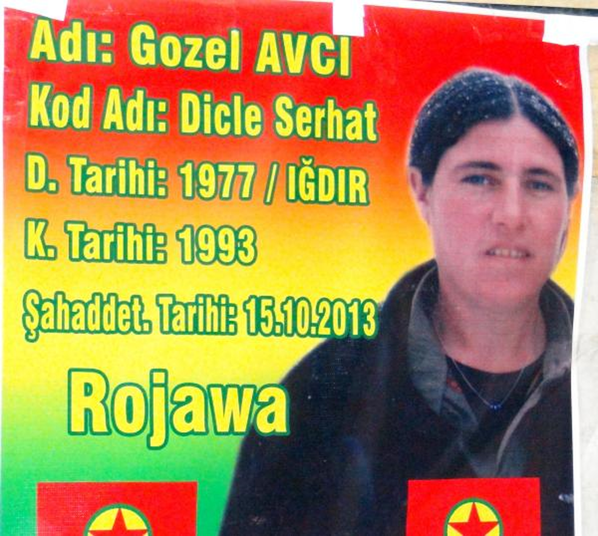 Suriye\'deki Çatışmada Ölen PKK\'lı İçin Taziye Çadırı
