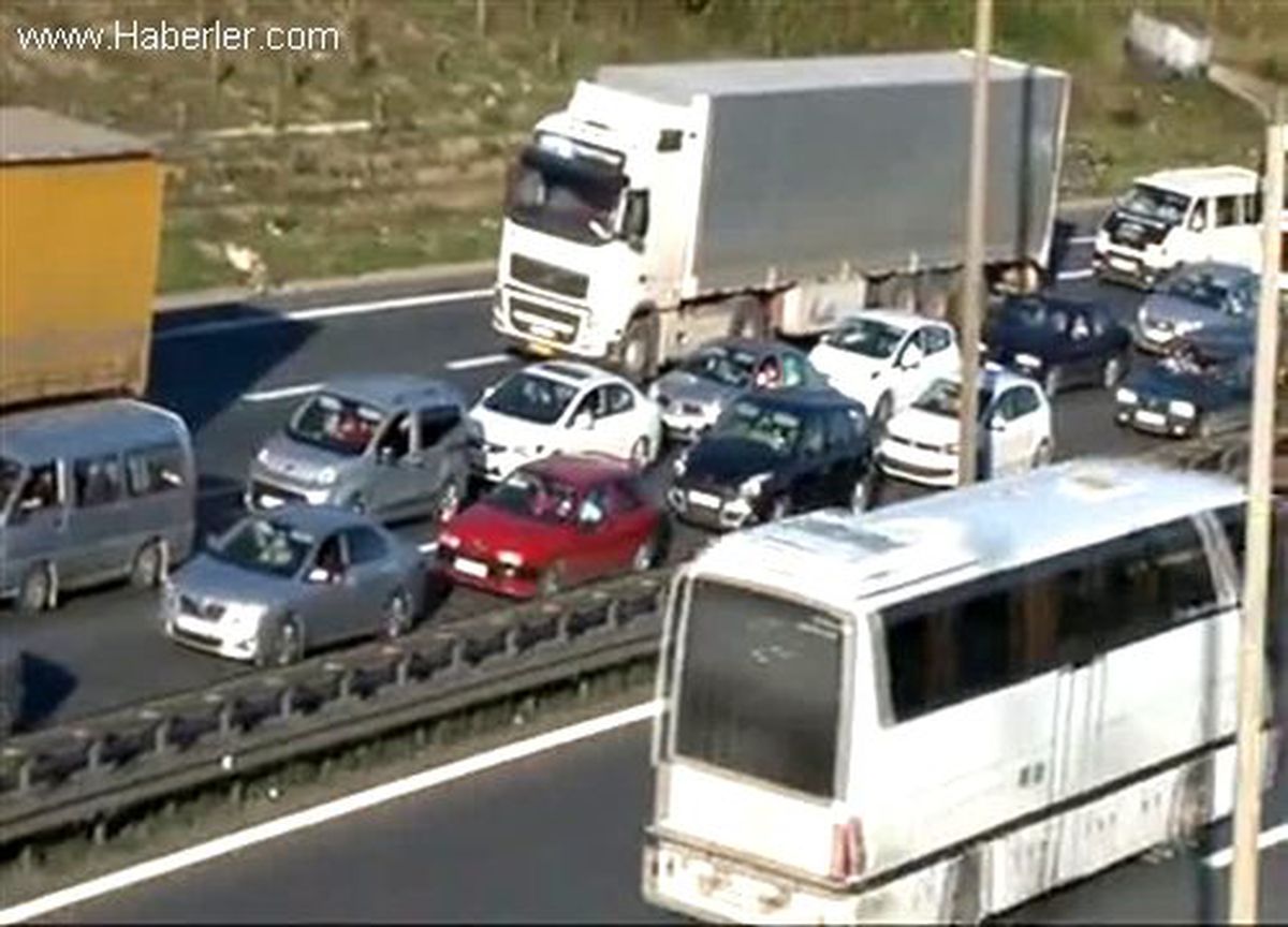 Tatilciler dönüş yolunda