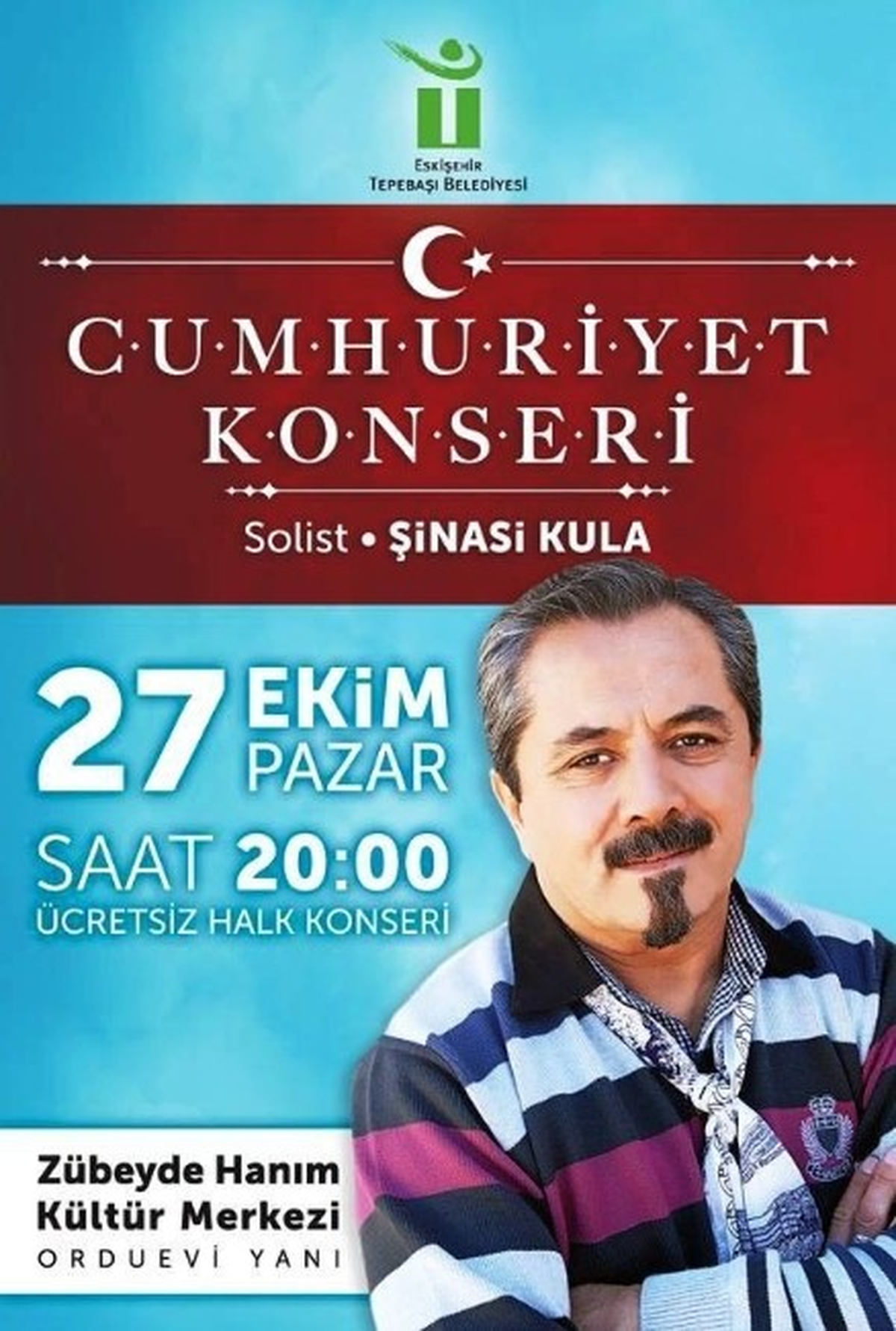 Tepebaşı Belediyesi\'nden Cumhuriyet Konseri