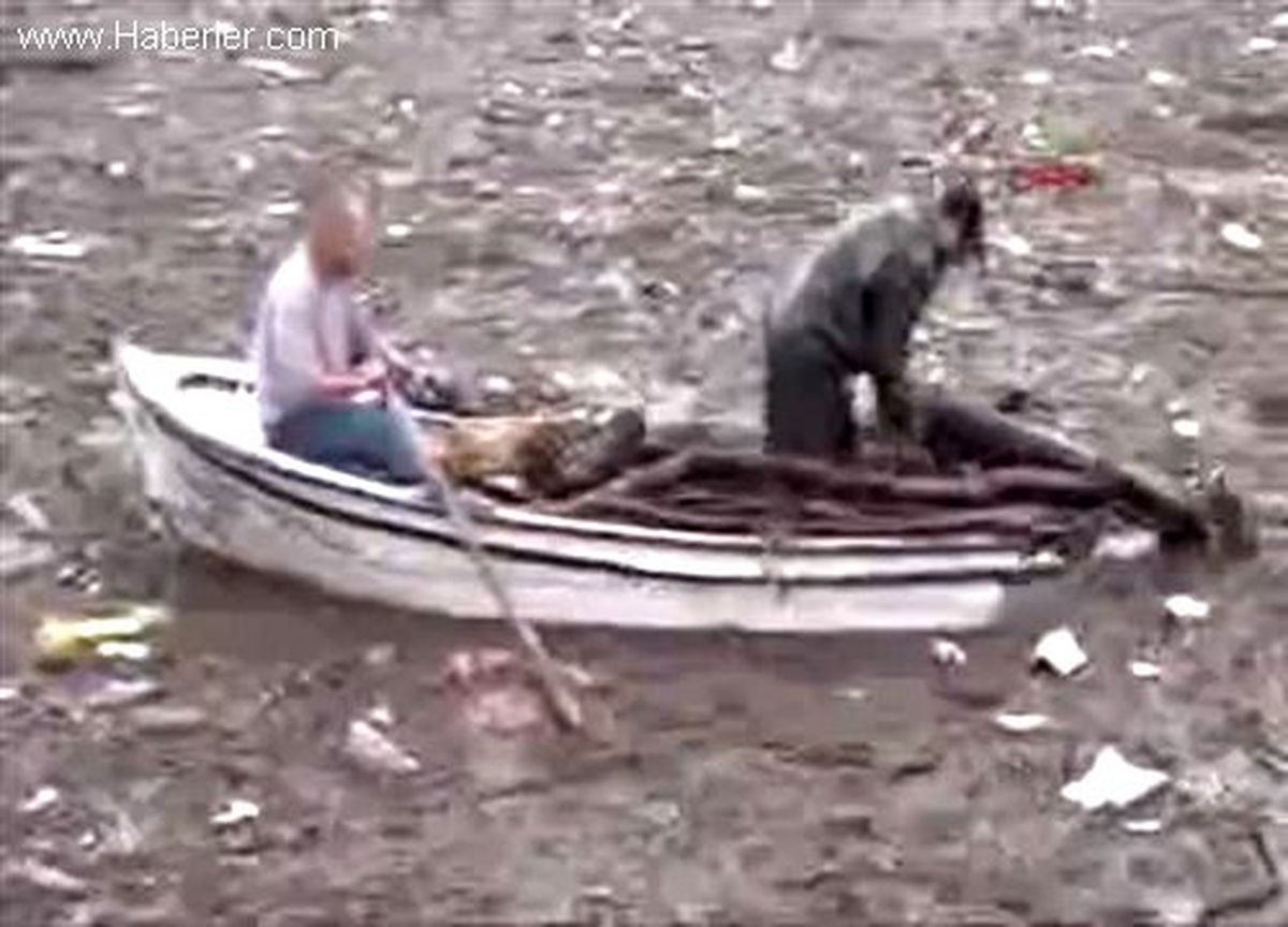 Zonguldak Limanı\'ndaki Odunları Balıkçılar Topladı