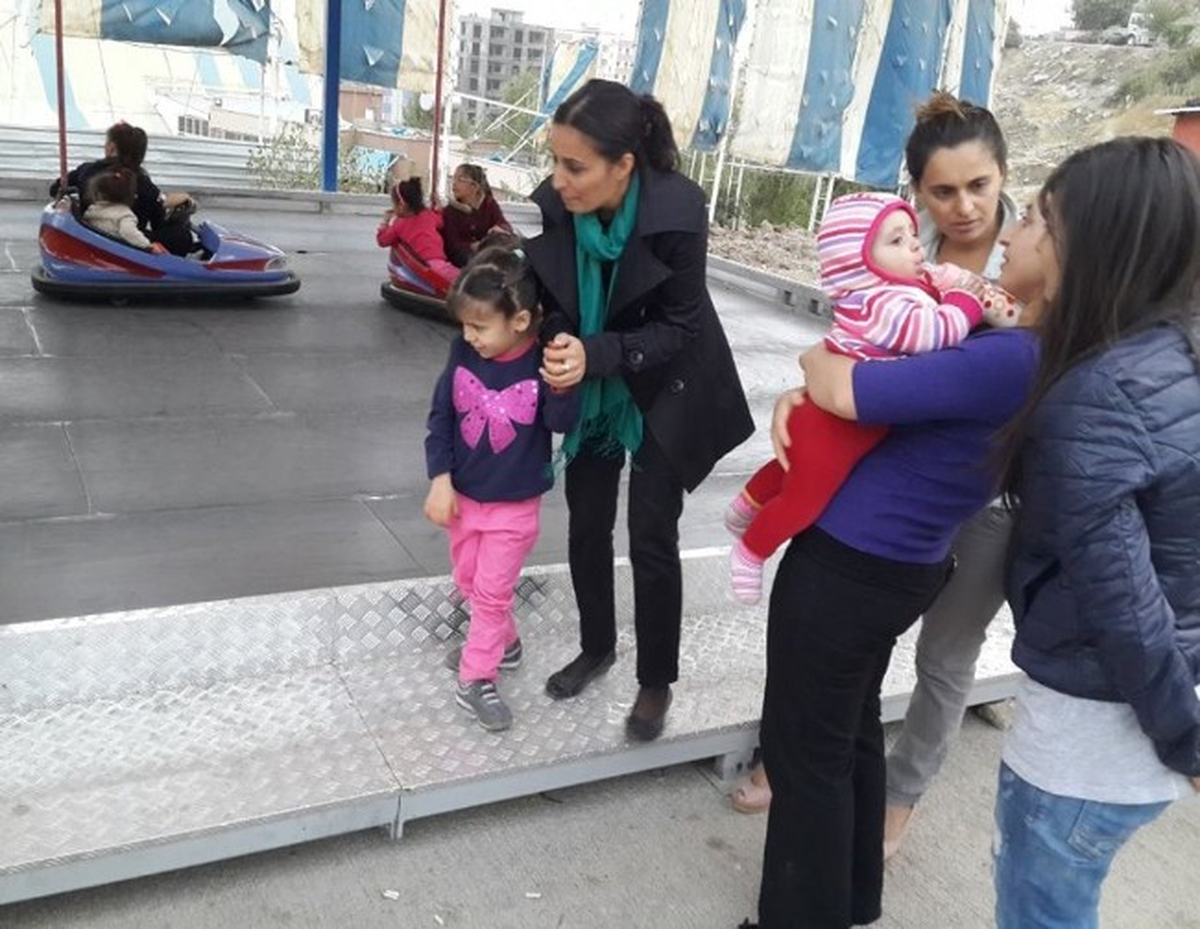 AK Parti Kadın Kolları Başkanı Atan Çocuklarla Bir Araya Geldi