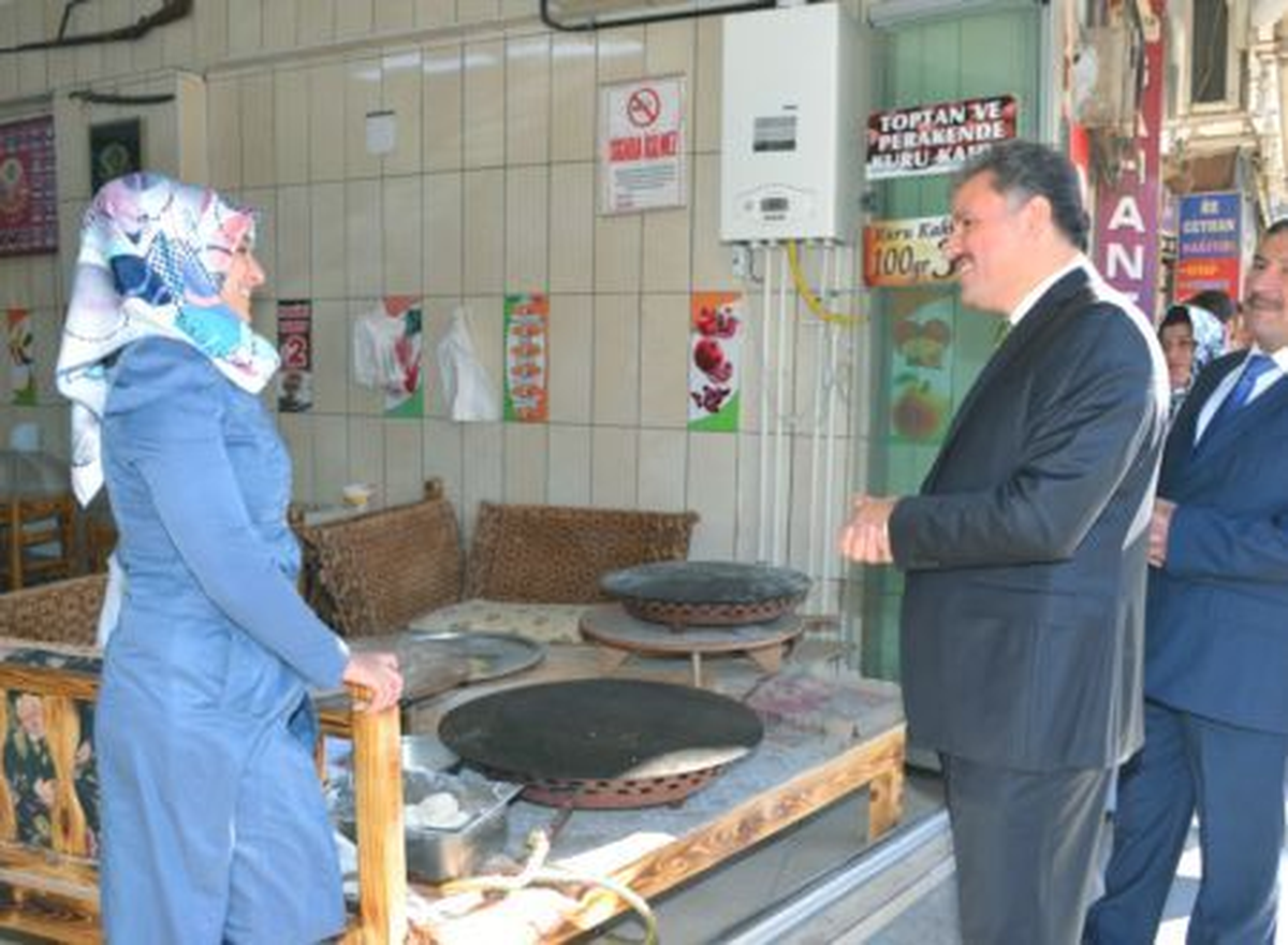 Başkan Çakır\'dan Esnafa Ziyaret