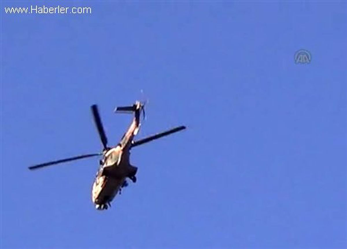 Çobanın cesedi helikopterle çıkarıldı