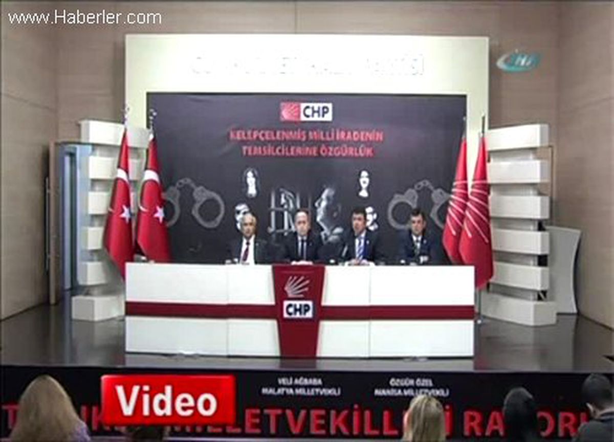 İşte CHP\'nin Tutuklu Vekiller Raporu