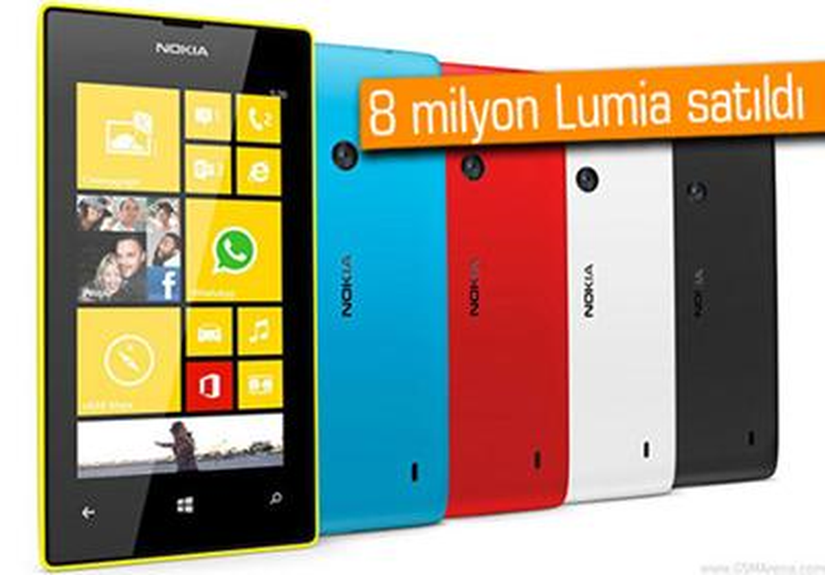 Nokia, Lumia Telefonlar ile Satış Rekoru Kırmaya Devam Ediyor