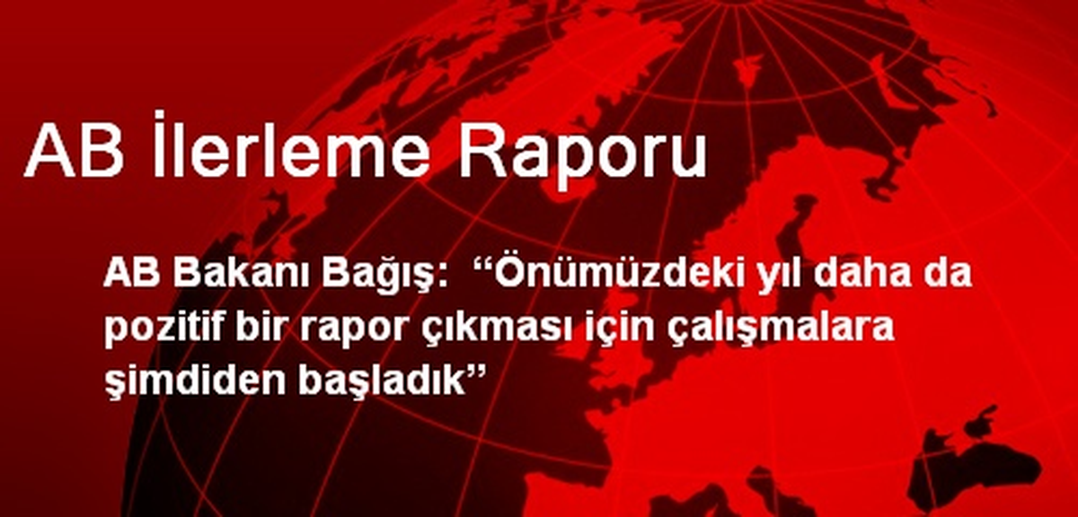 AB İlerleme Raporu
