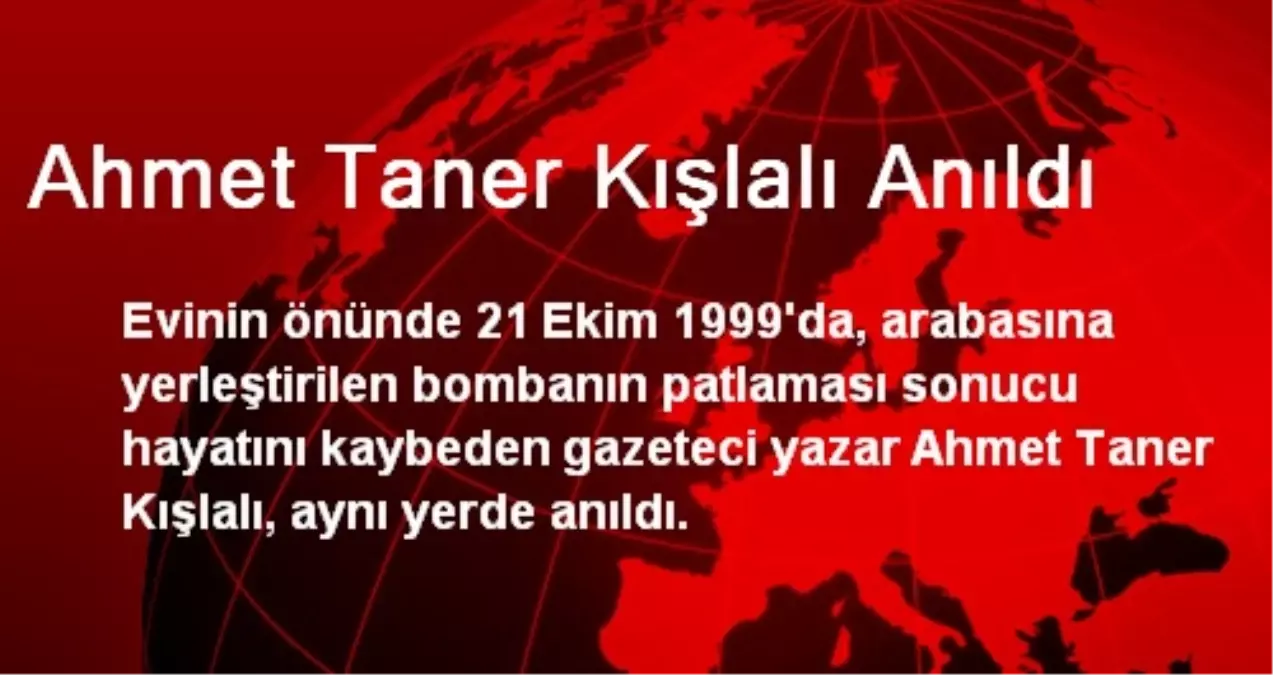 Ahmet Taner Kışlalı Anıldı