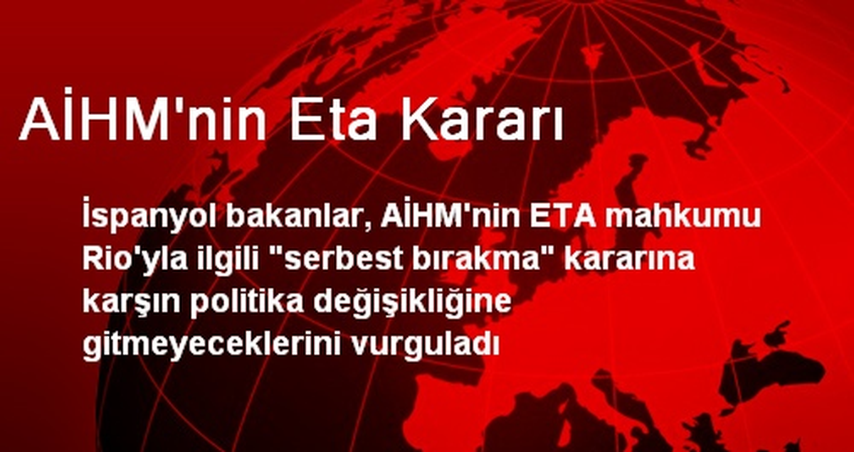 AİHM\'nin Eta Kararı