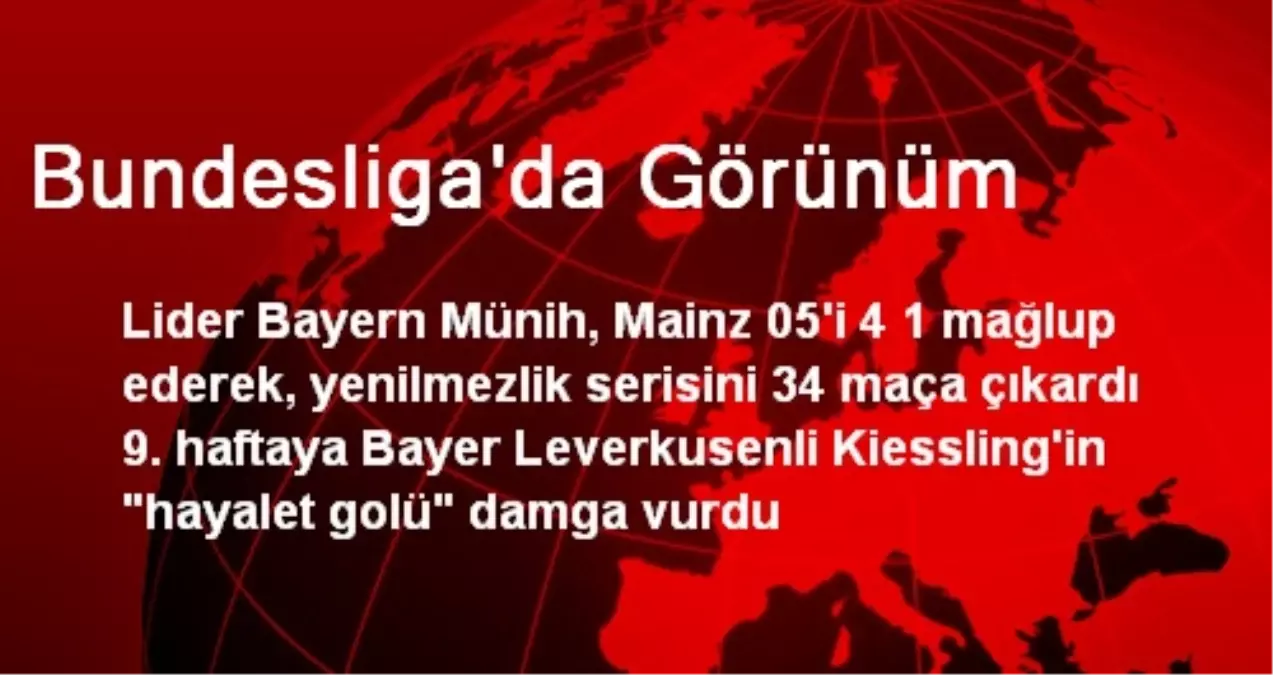 Bundesliga\'da Görünüm