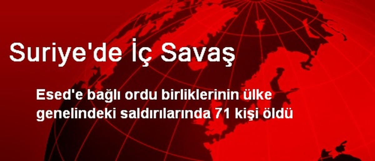Suriye\'de İç Savaş
