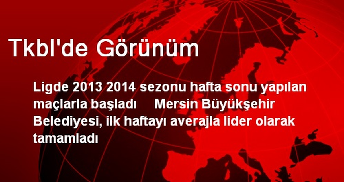 Tkbl\'de Görünüm