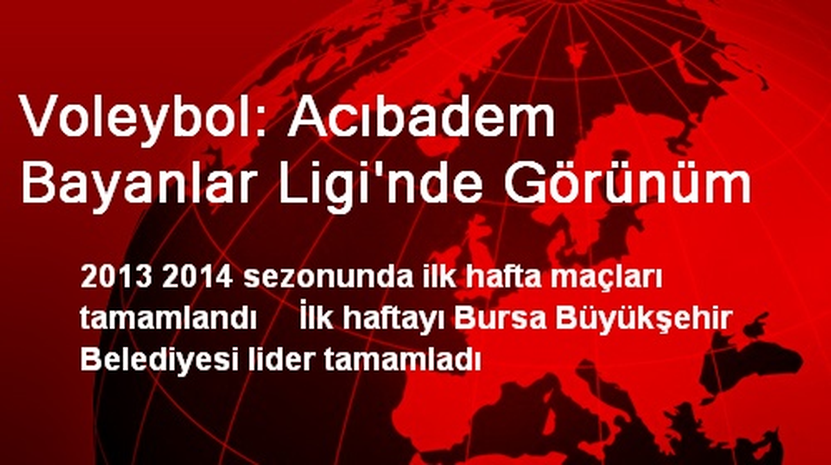 Bayanlar Voleybol Liginde İlk Hafta Maçları Tamamlandı