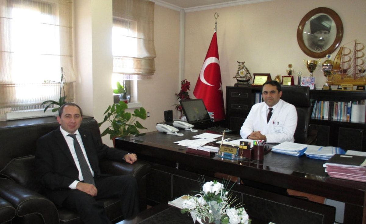 Hitit Üniversitesi Rektörü, Dr. Musa Zorlu\'yu Ziyaret Etti