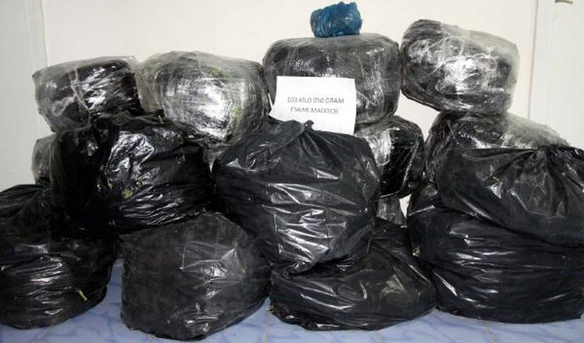 Siverek\'te 103 Kilo Esrara 2 Tutuklama