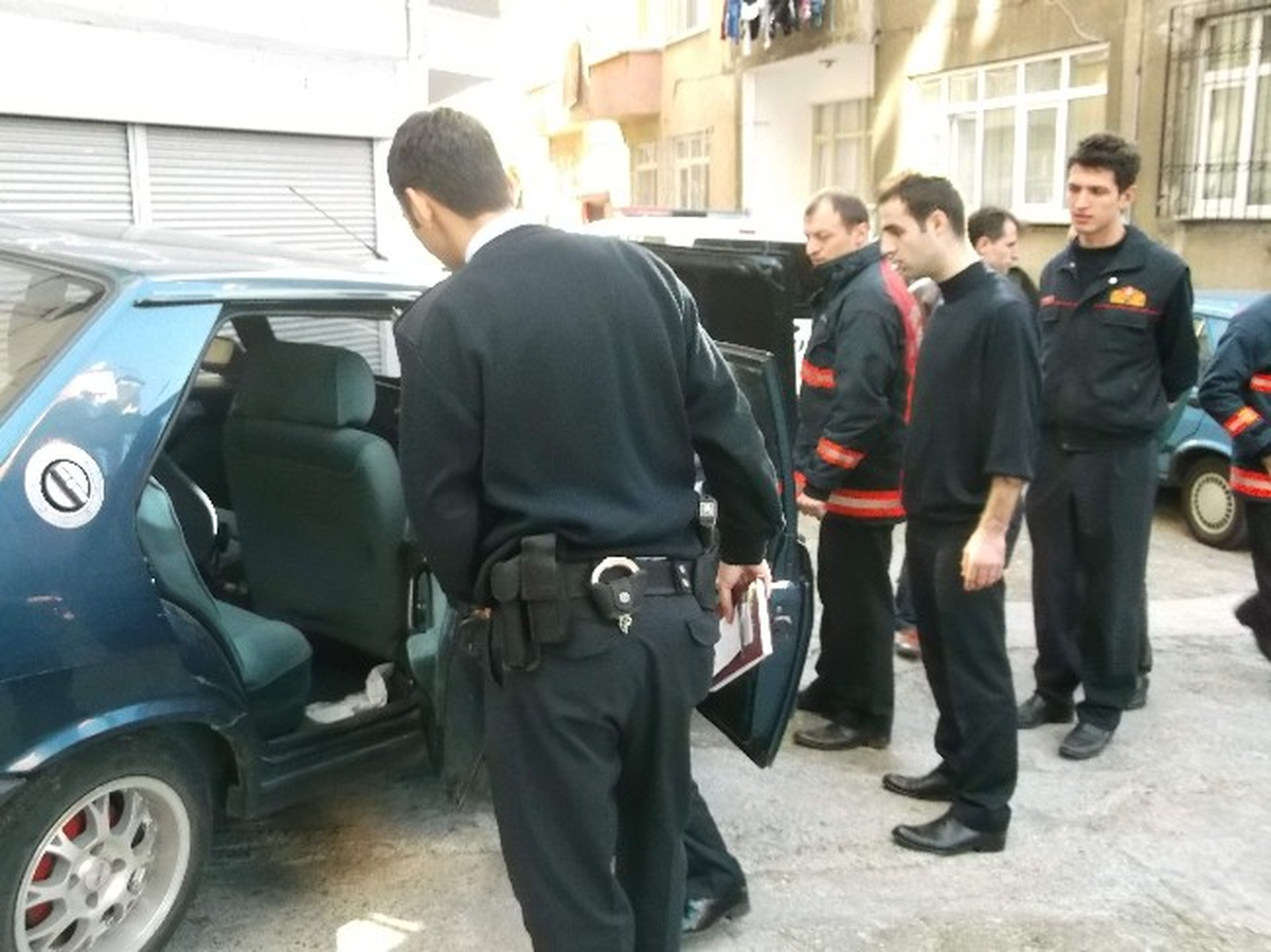 Trabzon\'da Araç Yangını Paniği