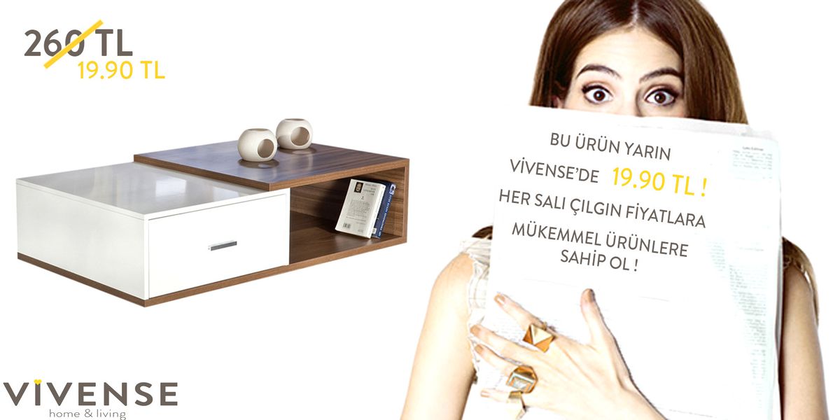 Vivense.com\'da "Çılgın Salı" Günleri Başlıyor!