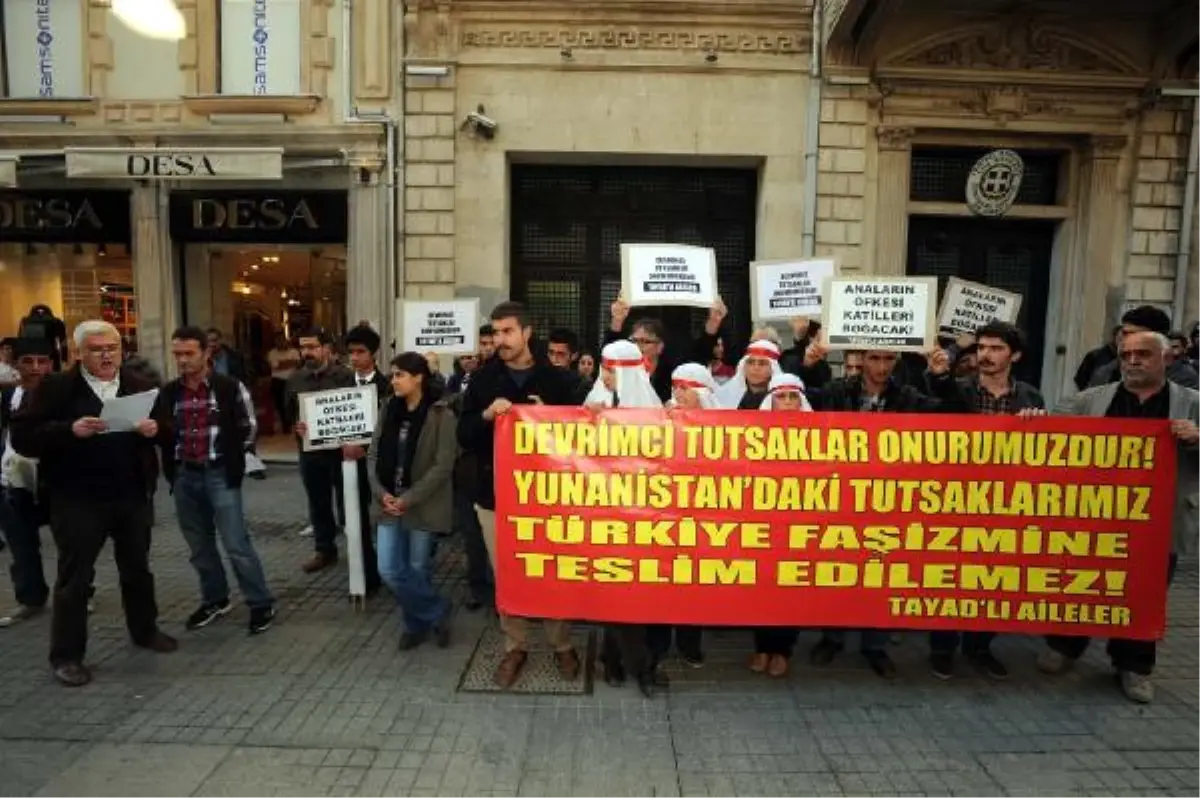 Yunanistan Konsolosluğu Önünde Protesto