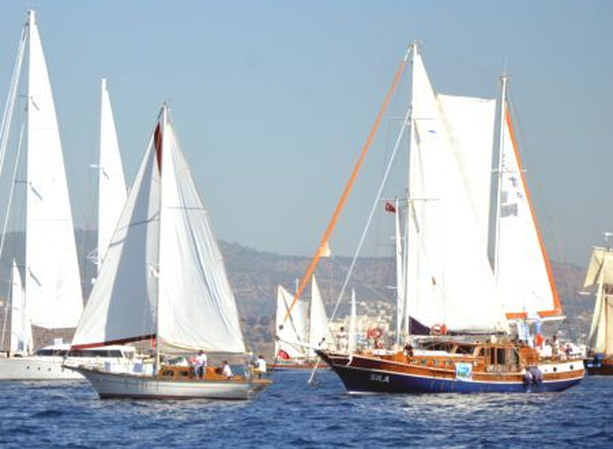 25. Bodrum Cup Ahşap Yelkenli Yat Yarışları Başladı