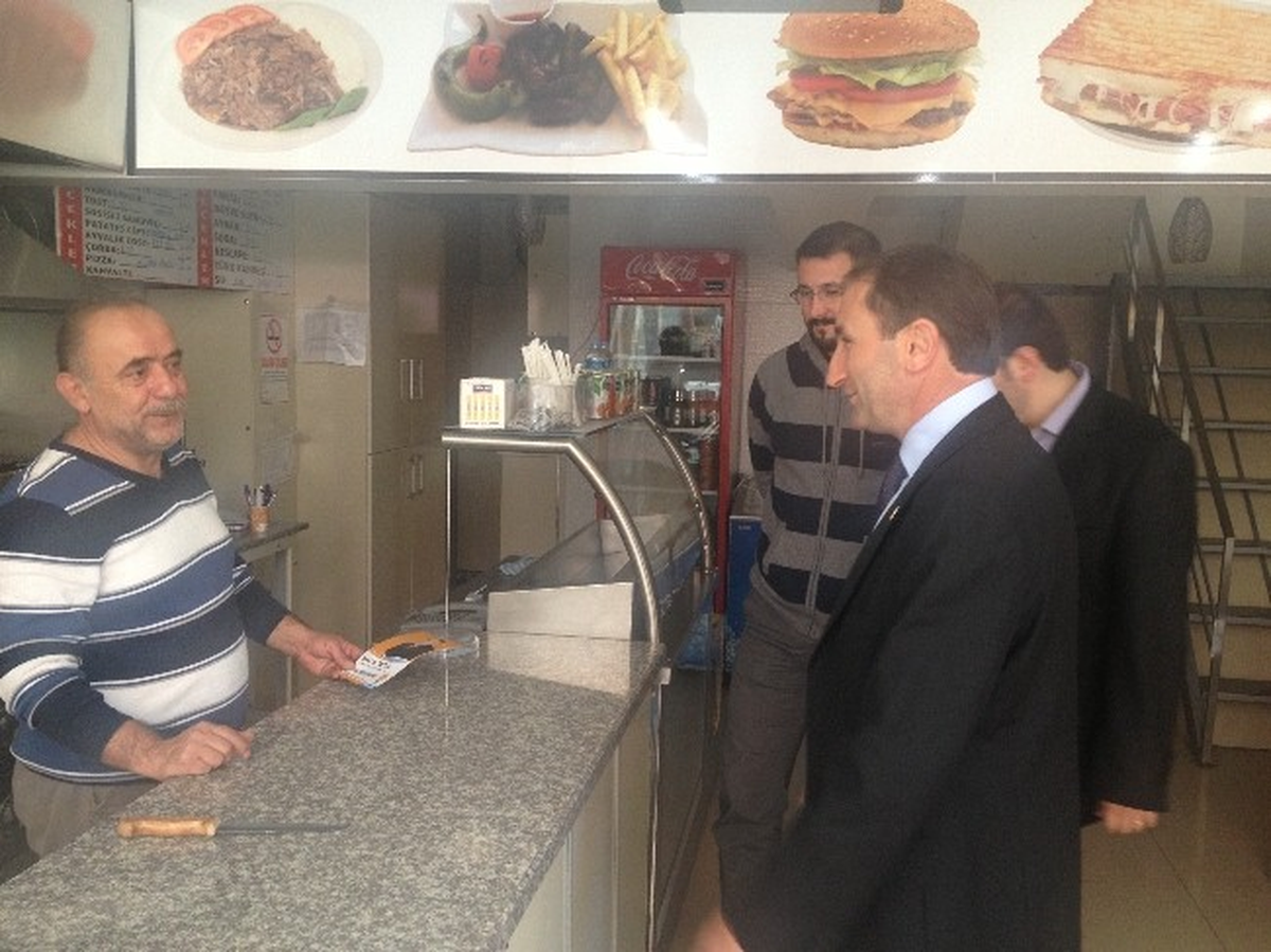 AK Parti Çerkezköy Belediye Başkan Aday Adayı Yegin, Esnafın Desteğini İstedi