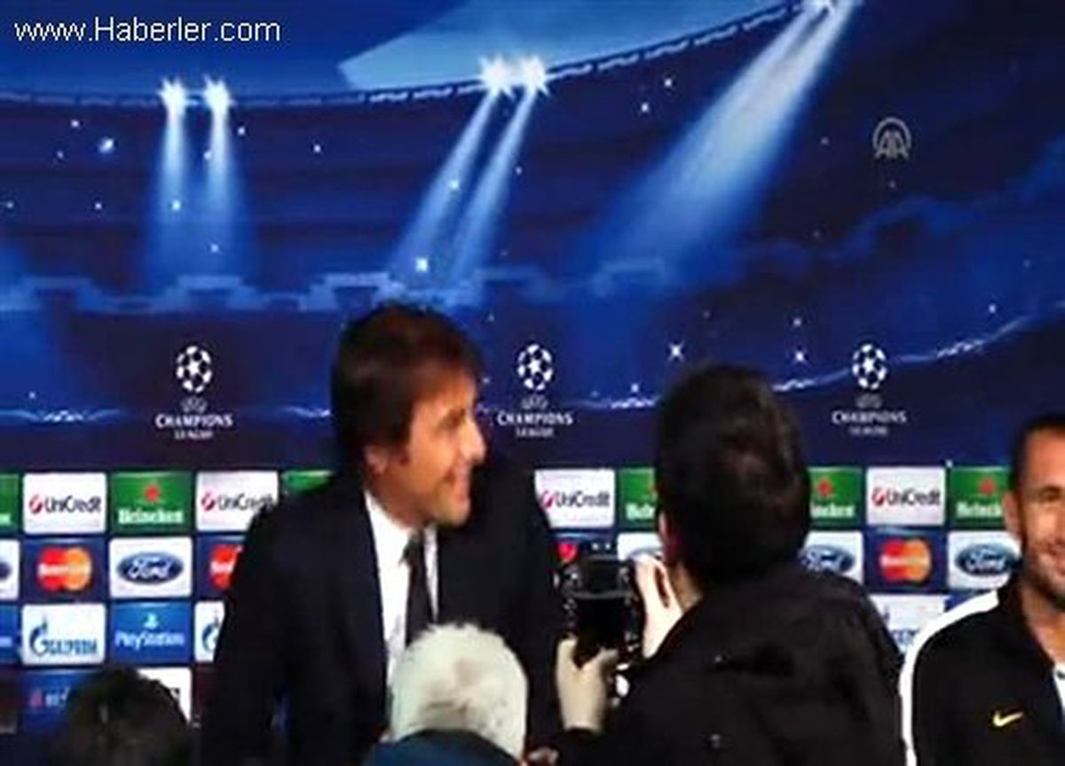 Juventus Teknik Direktörü Conte\'nin basın toplantısı