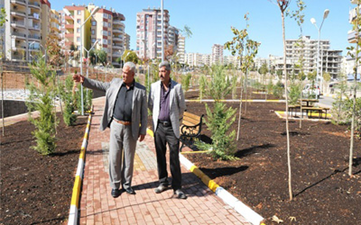 Karaköprü\'deki Akpınar Deresi\'nde çalışmalar sürüyor