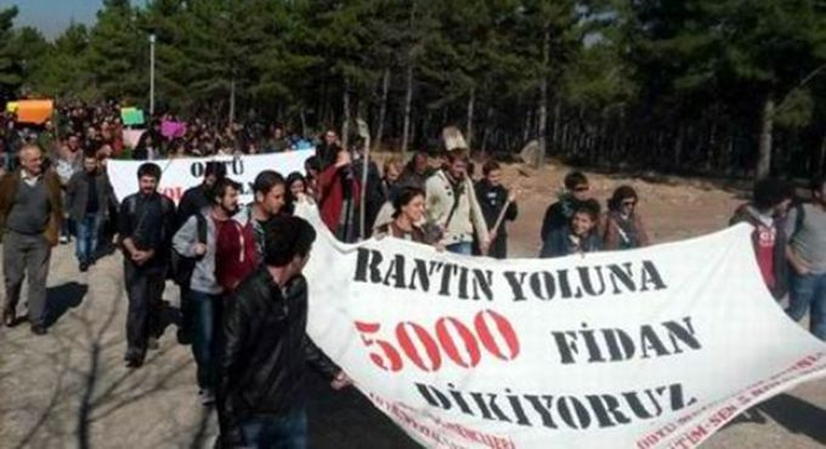 ODTÜ\'de \'Fidanını Kap Gel\' Eylemine Müdahale