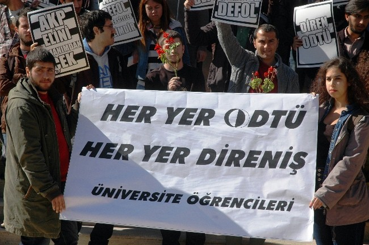 ODTÜ Olayları Eskişehir\'de Protesto Edildi
