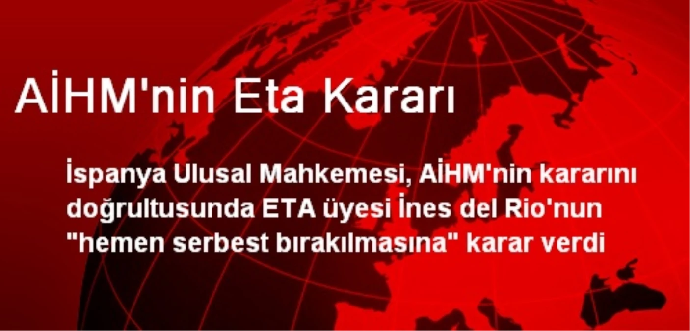 AİHM\'nin Eta Kararı