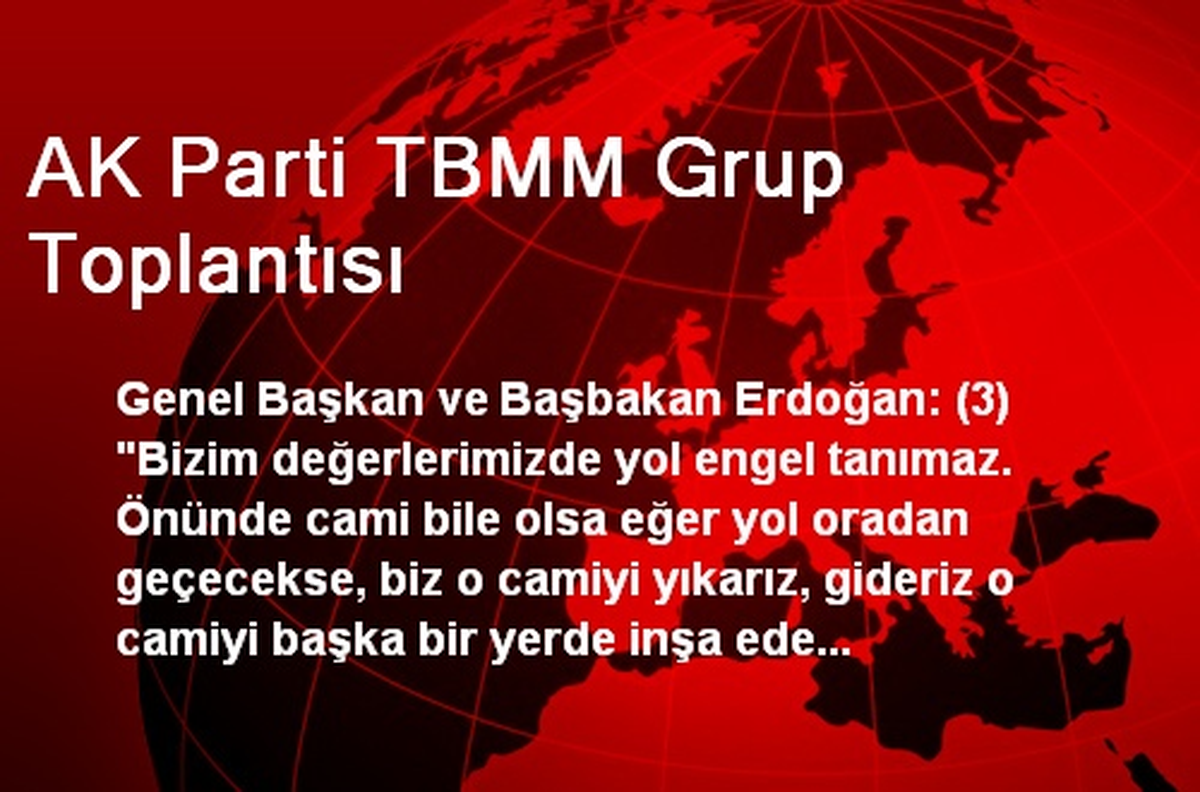 AK Parti TBMM Grup Toplantısı