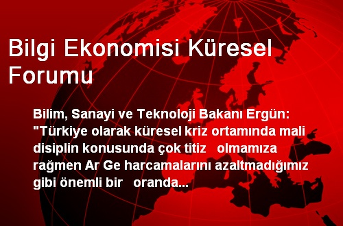 Bilgi Ekonomisi Küresel Forumu