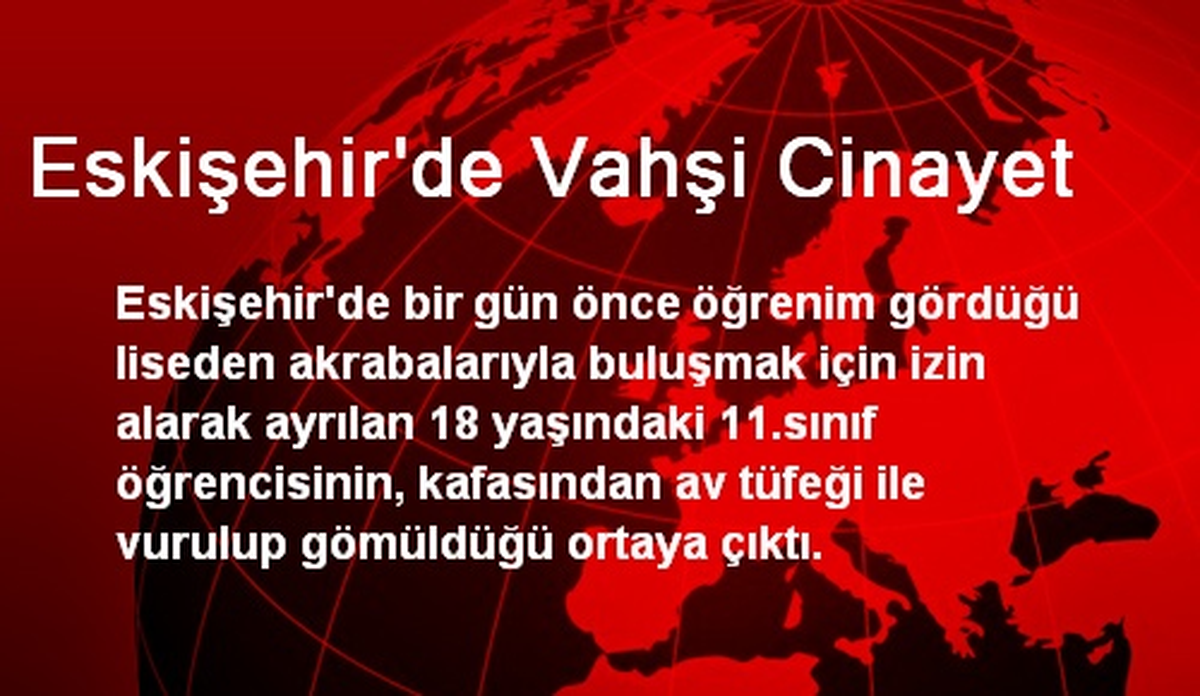 Eskişehir\'de Vahşi Cinayet