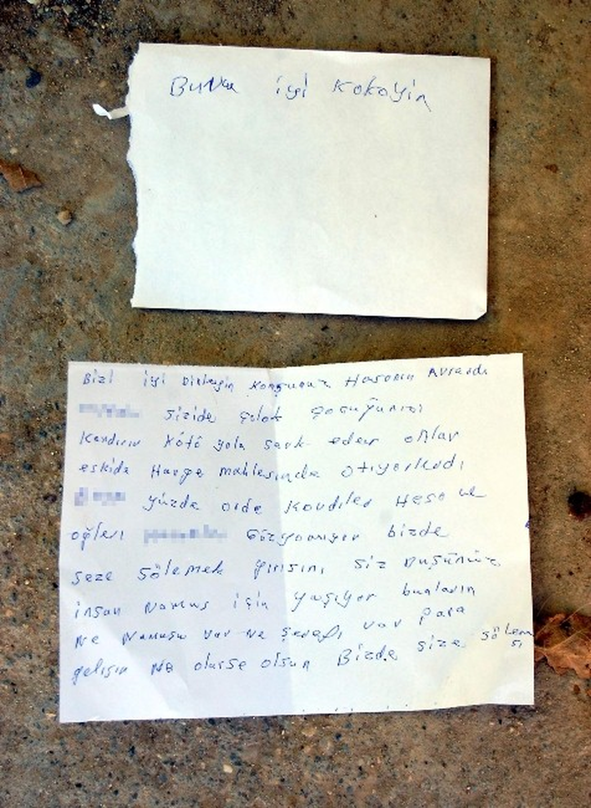 Adıyaman\'da Kapılara Bırakılan Mektuplar Tedirgin Etti