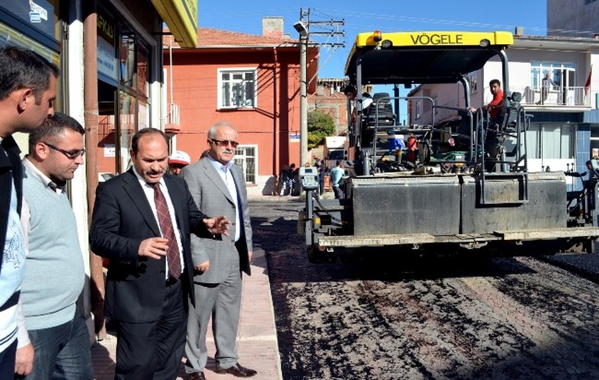 Alaca\'da Asfalt Çalışmaları